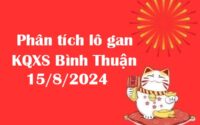 Phân tích lô gan KQXS Bình Thuận 15/8/2024